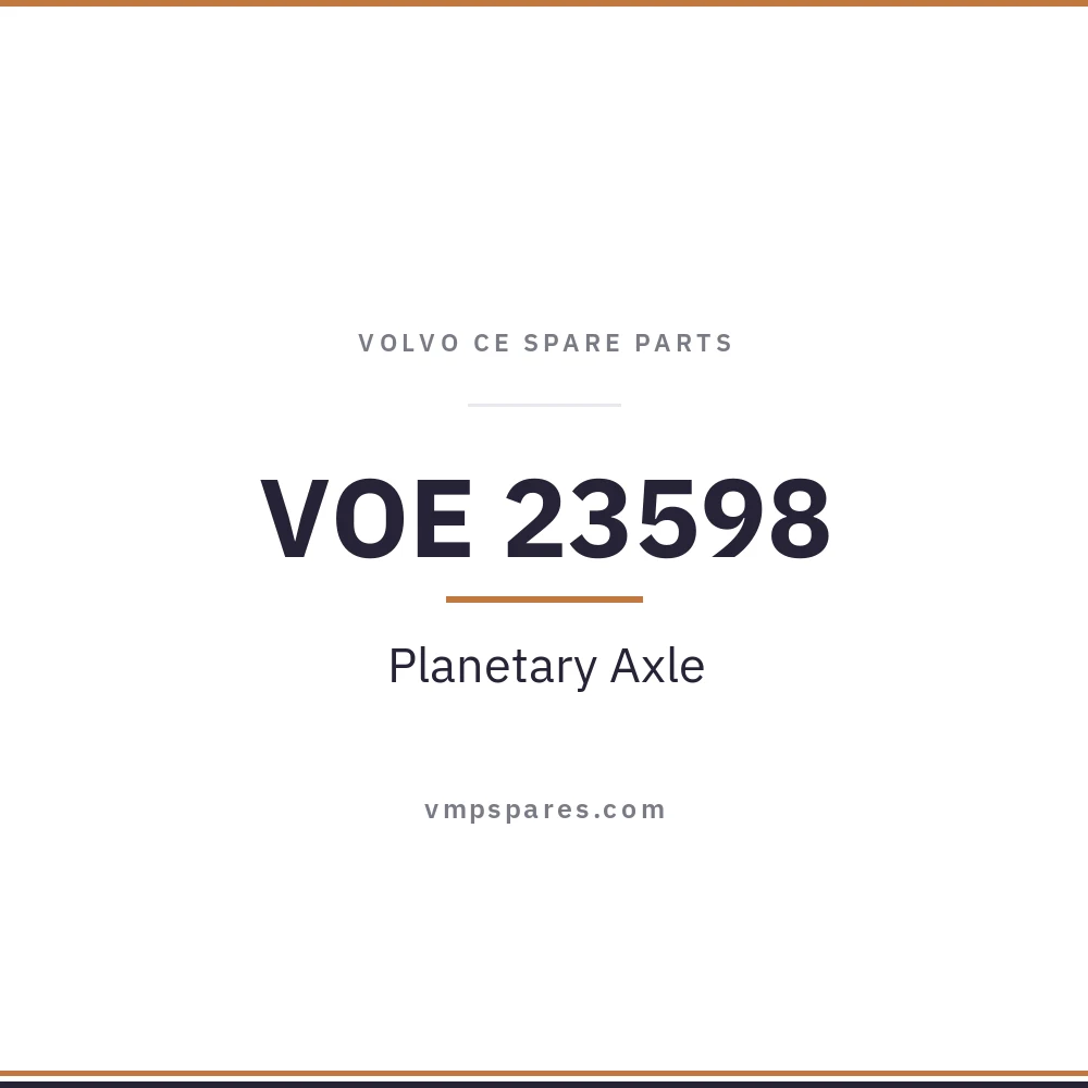 VOE 23598 – Planetary Axle