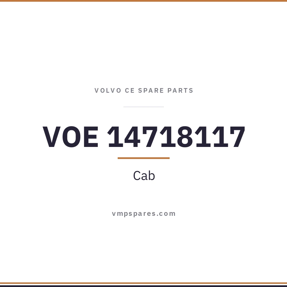VOE 14718117 – Cab