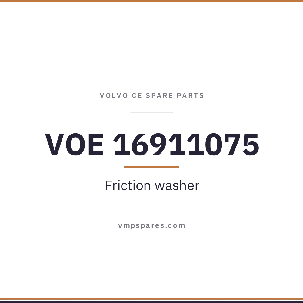 VOE 16911075 – Friction washer