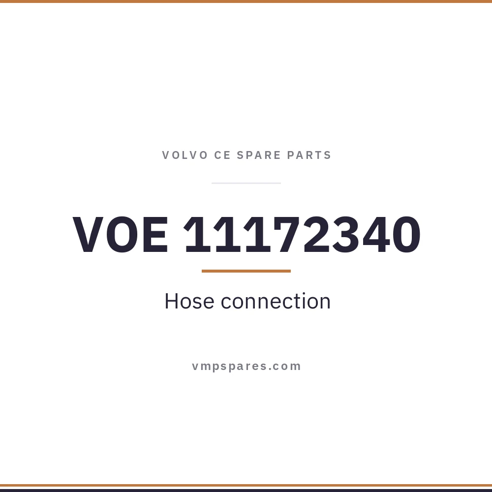 VOE 11172340 – Hose connection