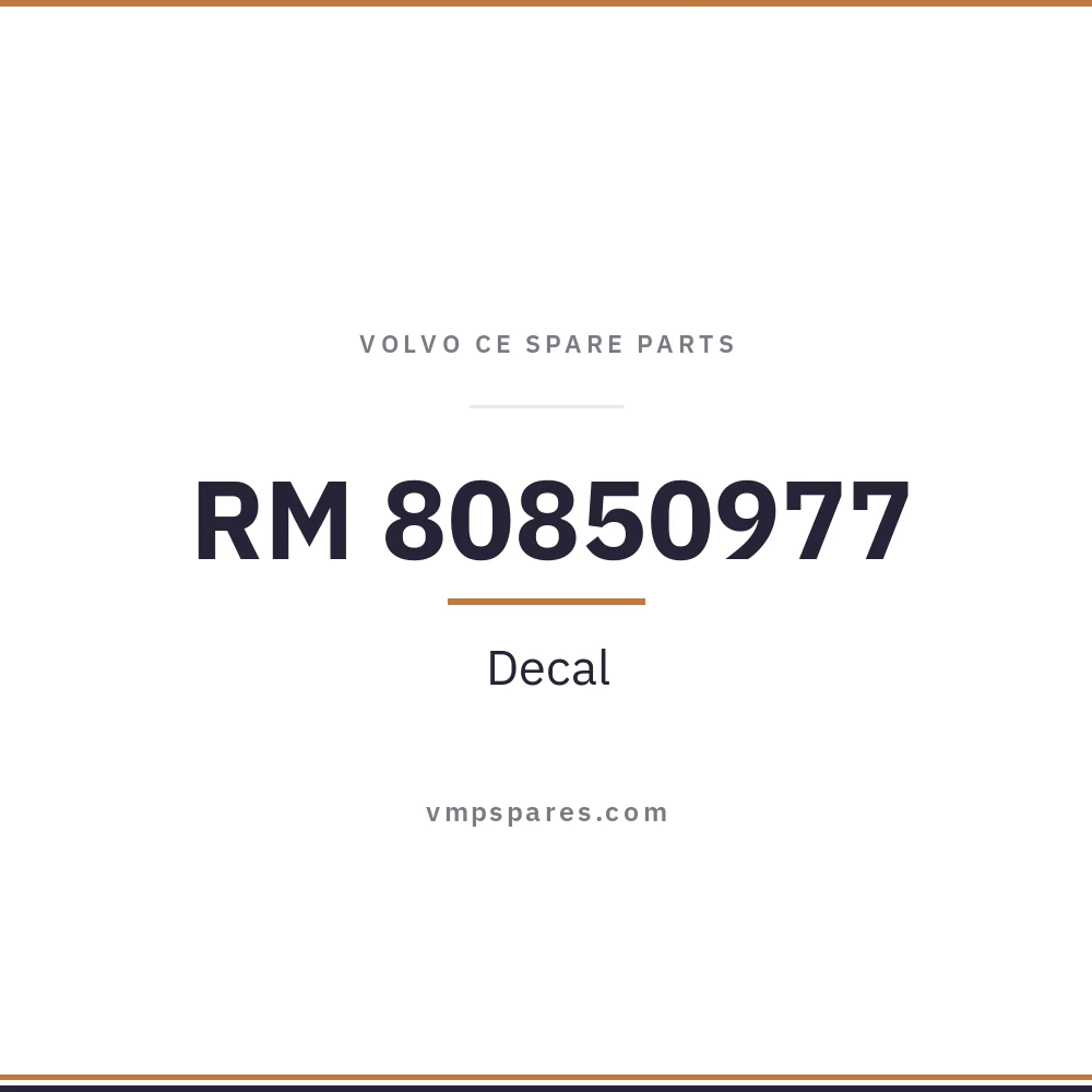 RM 80850977 – Decal