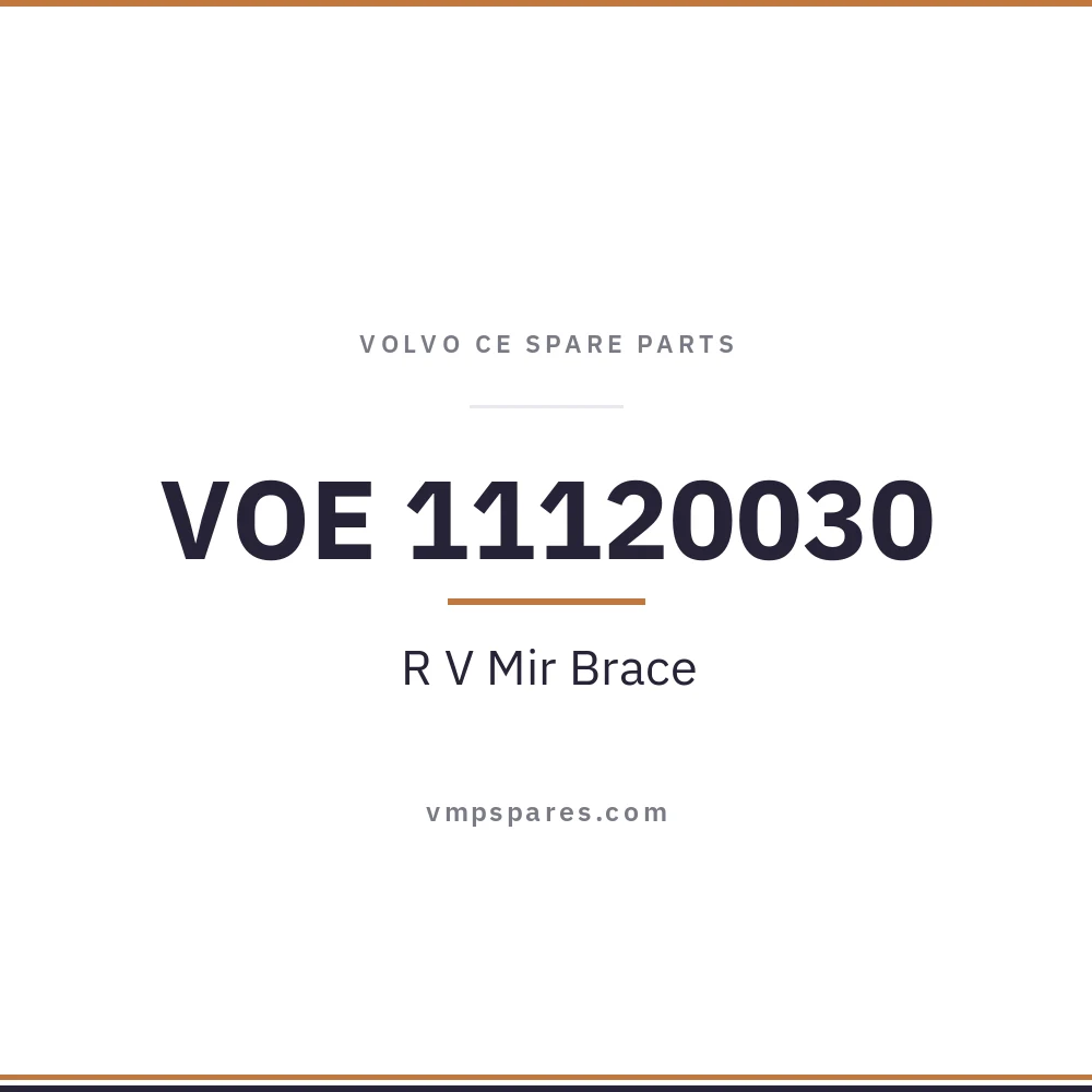 VOE 11120030 – R V Mir Brace