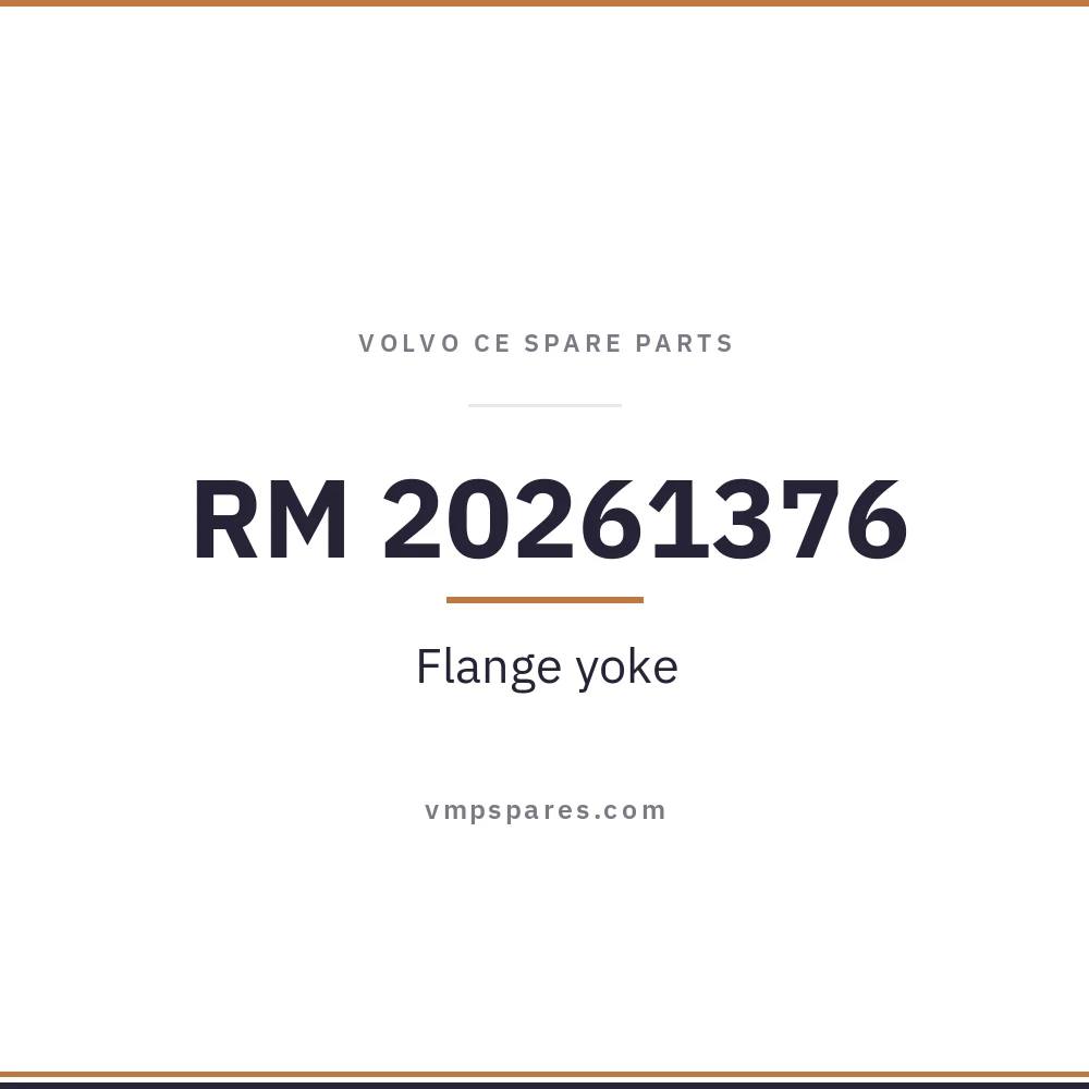 RM 20261376 – Flange yoke