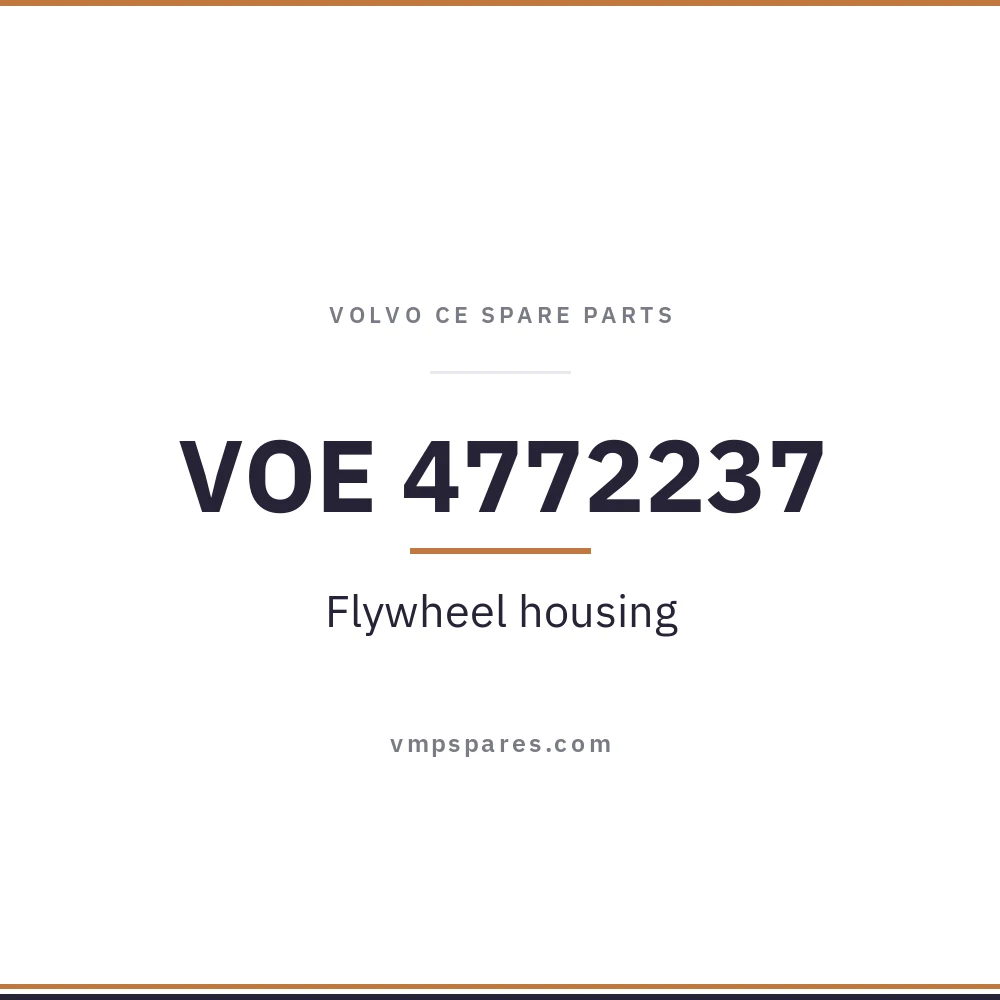 VOE 4772237 – Flywheel housing