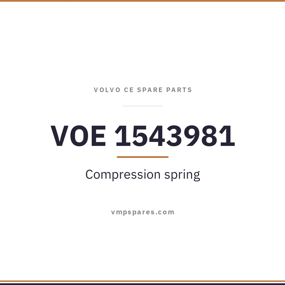 VOE 1543981 – Compression spring