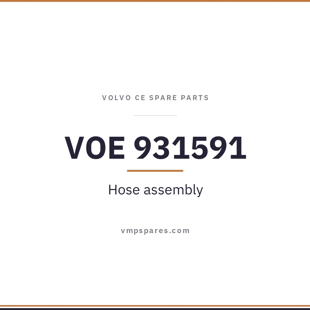 VOE 931591 – Hose assembly
