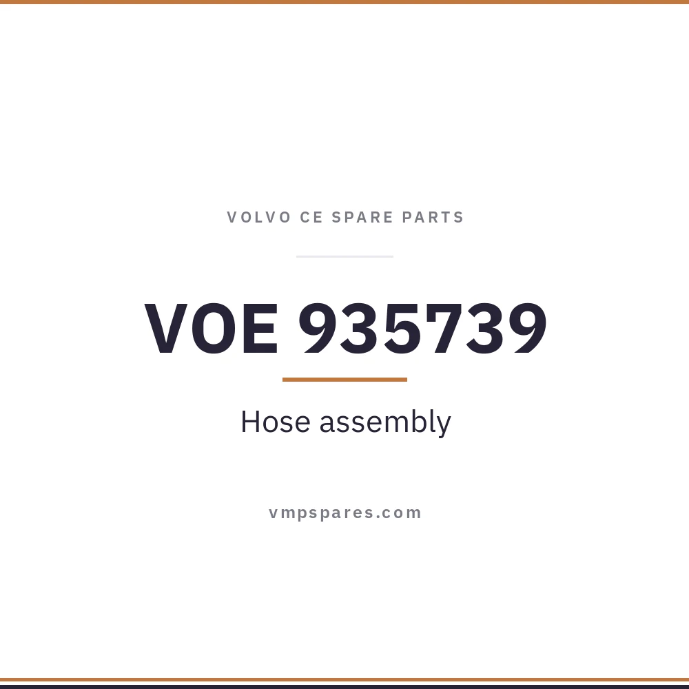 VOE 935739 – Hose assembly