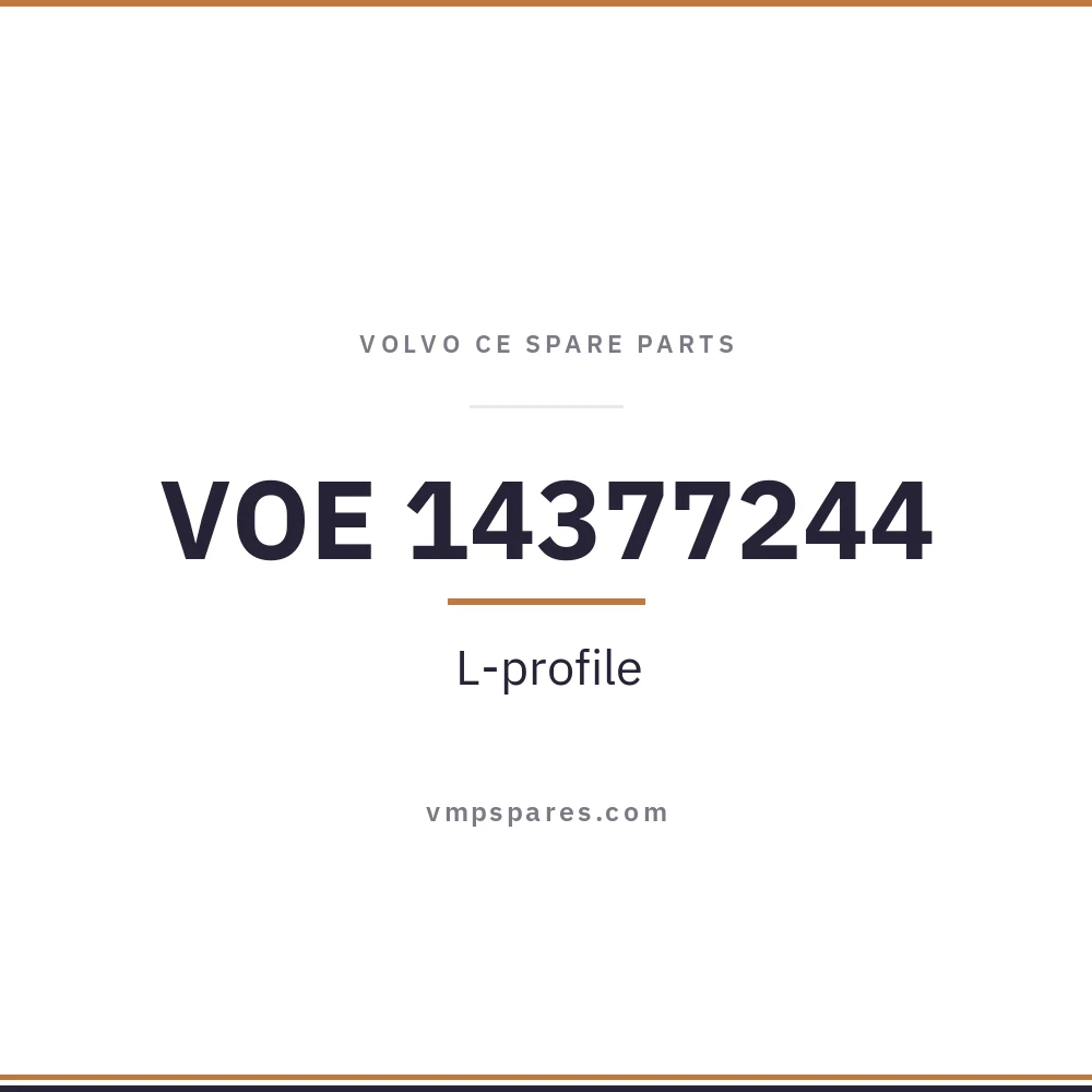 VOE 14377244 – L-profile
