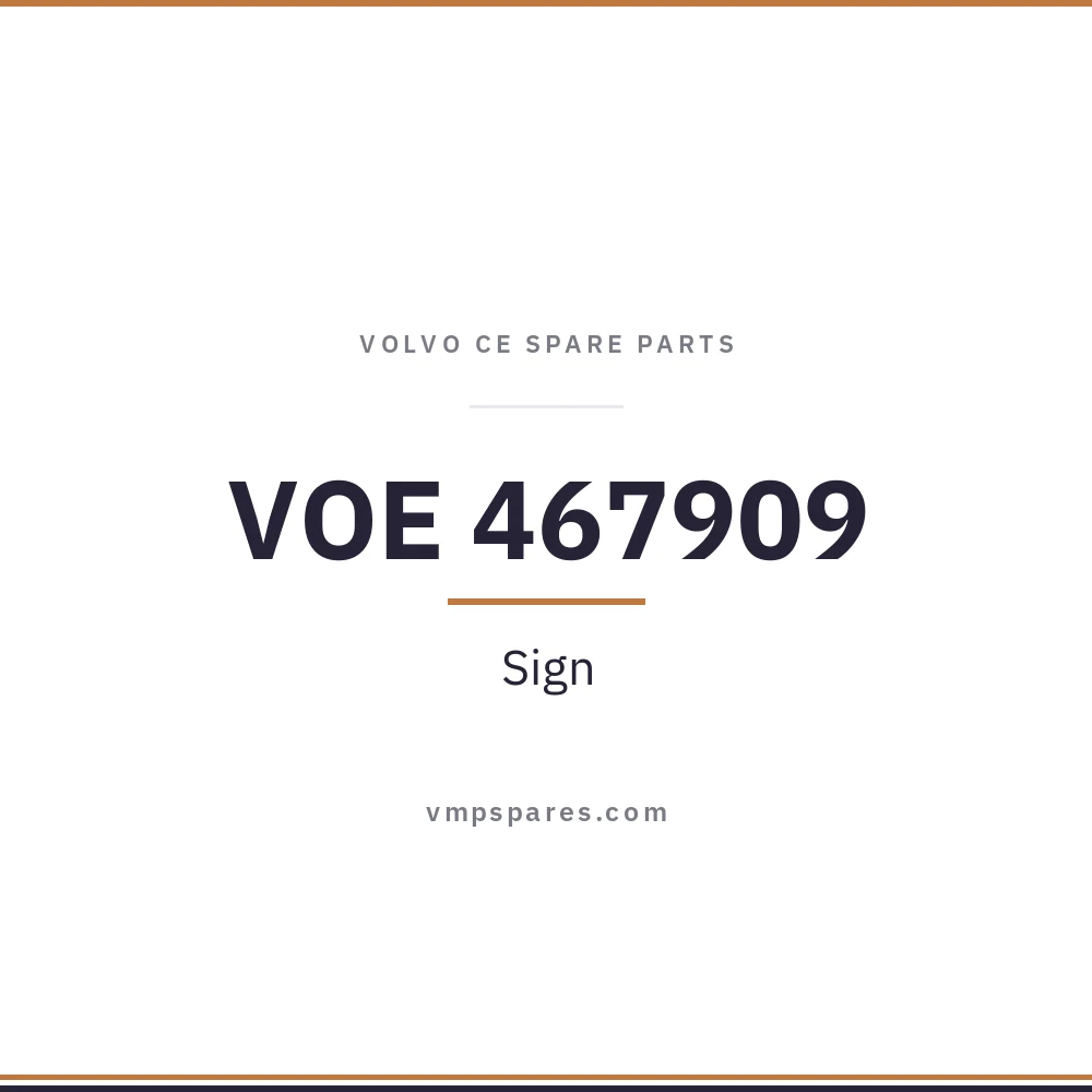 VOE 467909 – Sign