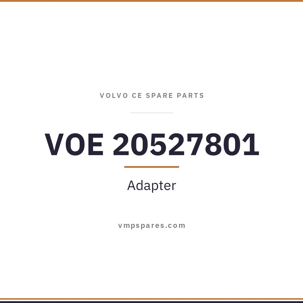 VOE 20527801 – Adapter