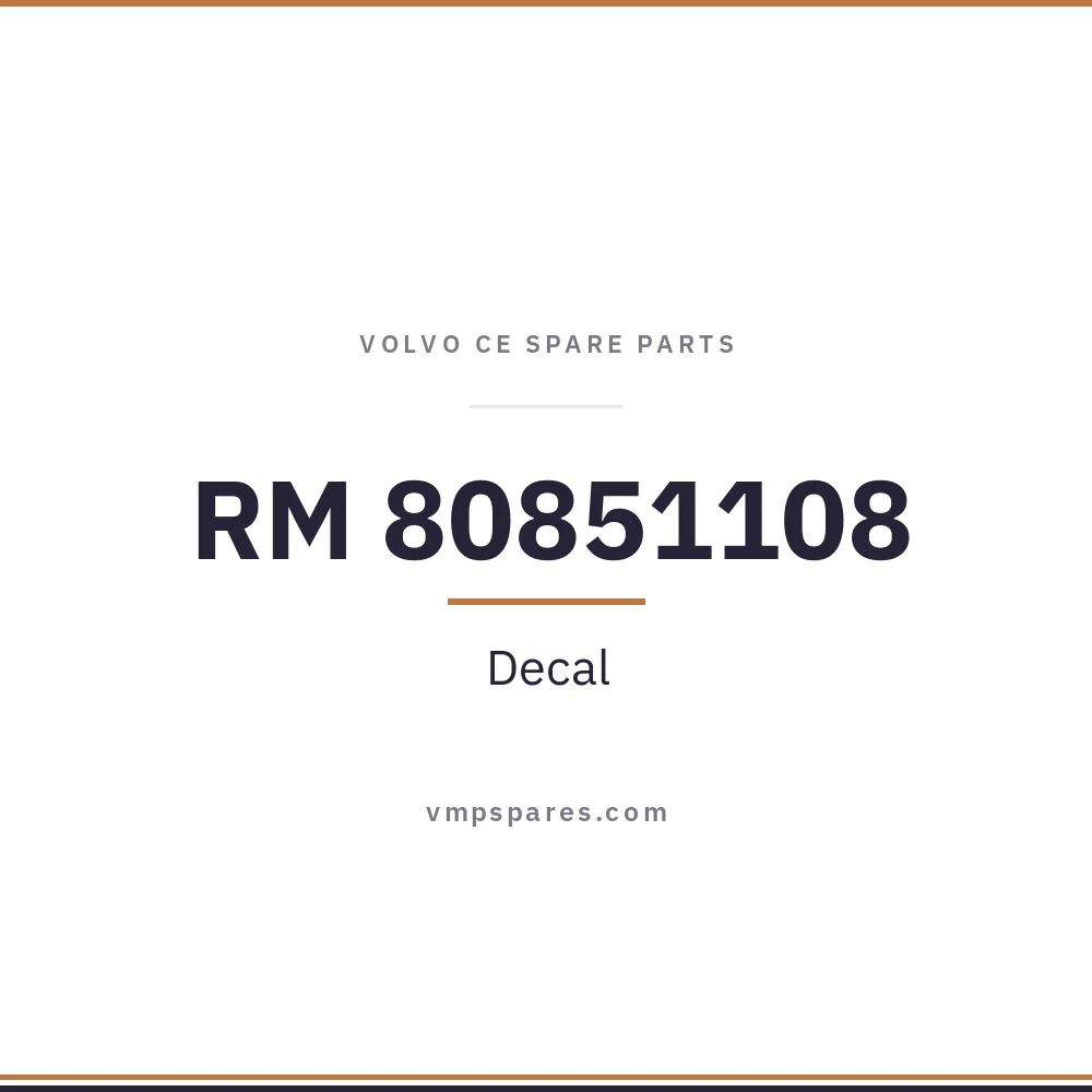 RM 80851108 – Decal