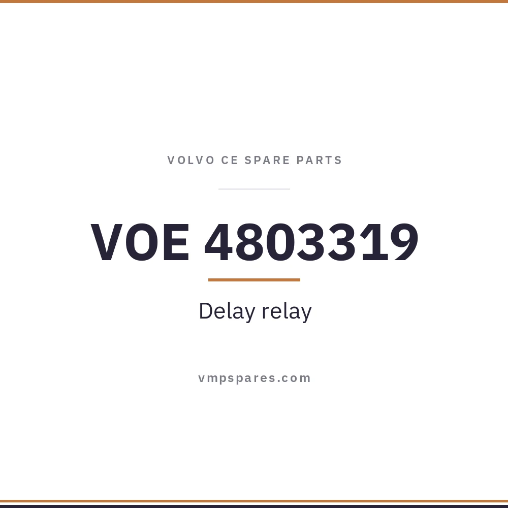 VOE 4803319 – Delay relay