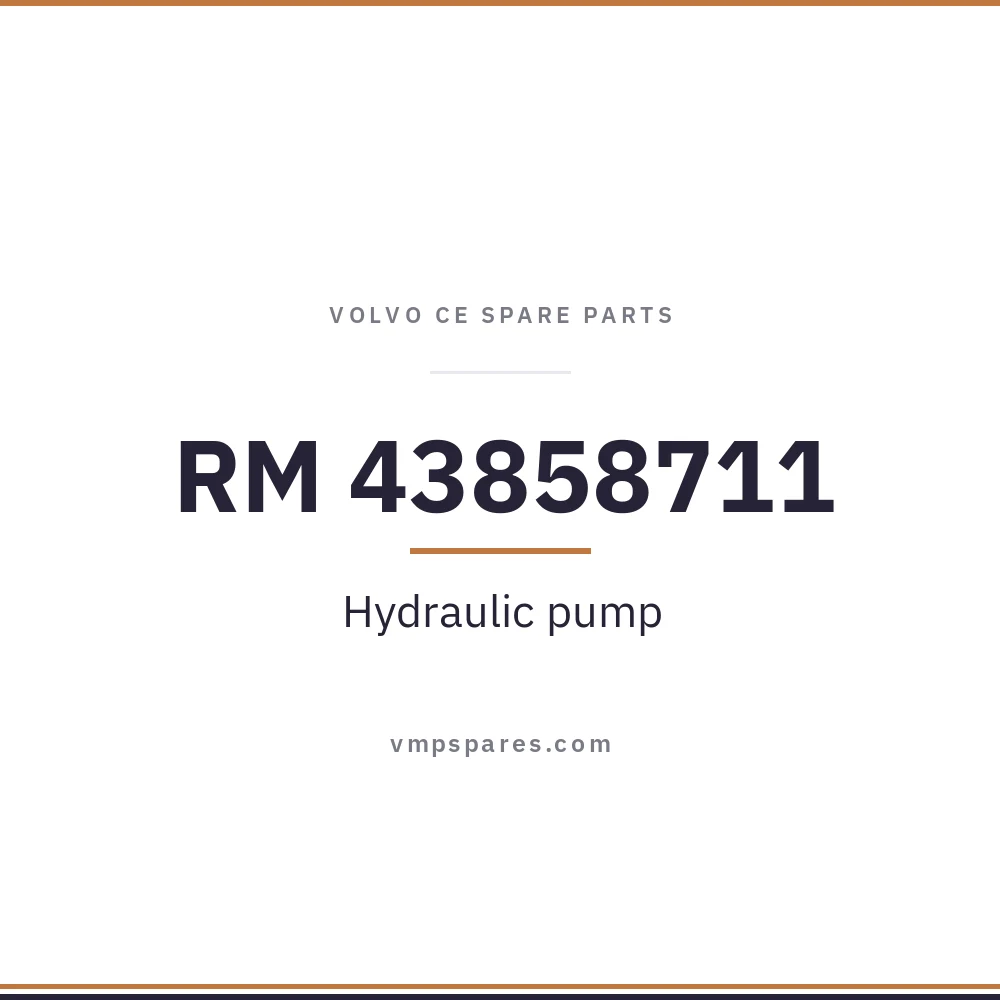 RM 43858711 – Hydraulic pump