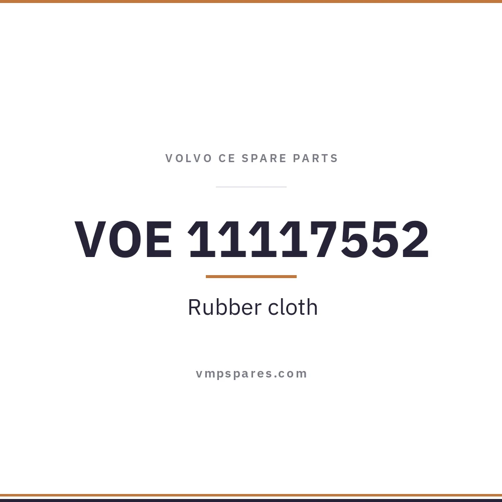 VOE 11117552 – Rubber cloth