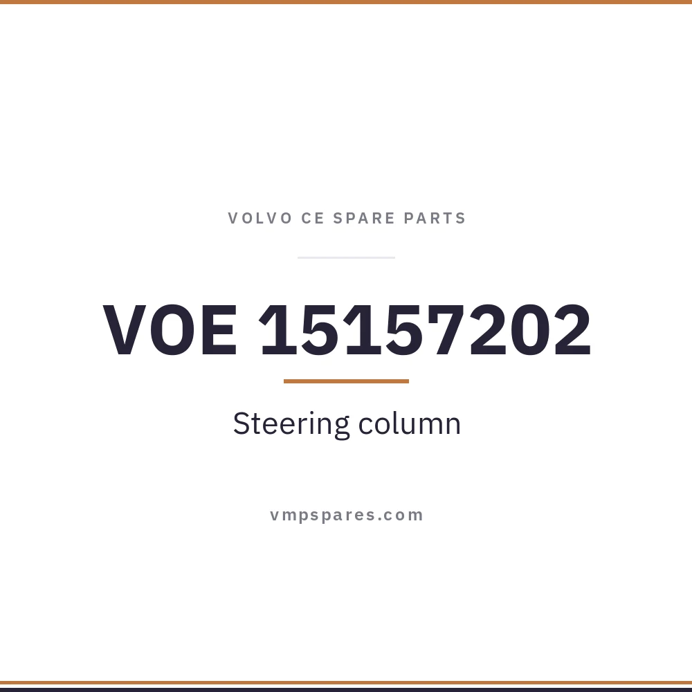 VOE 15157202 – Steering column