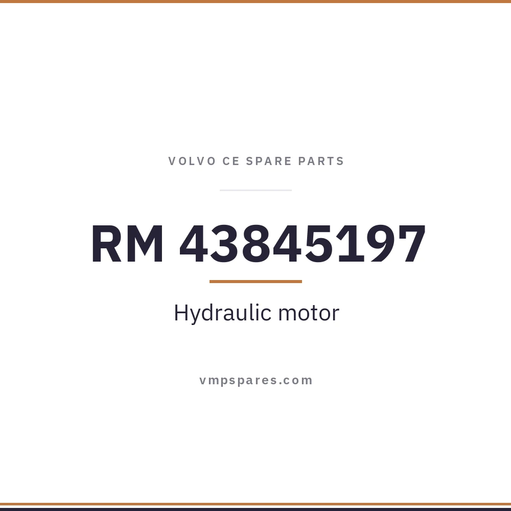 RM 43845197 – Hydraulic motor