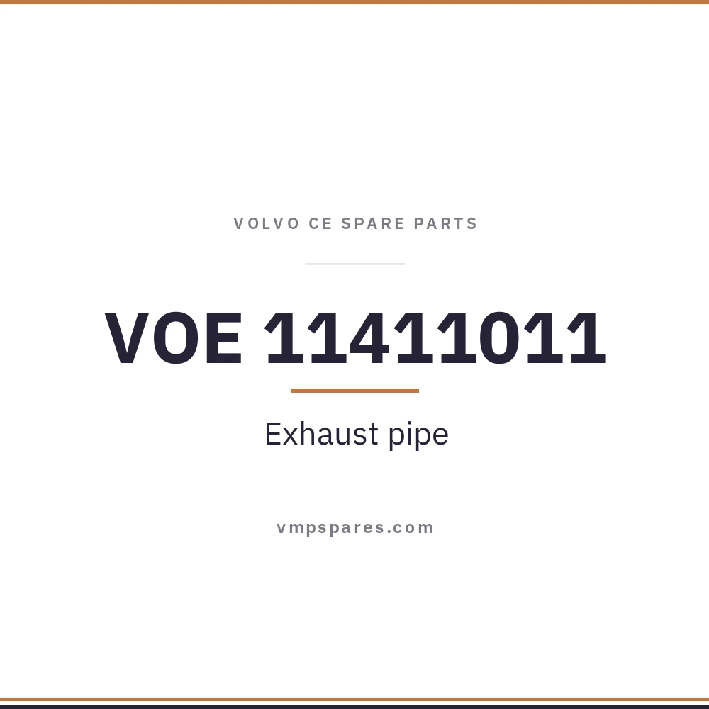 VOE 11411011 – Exhaust pipe