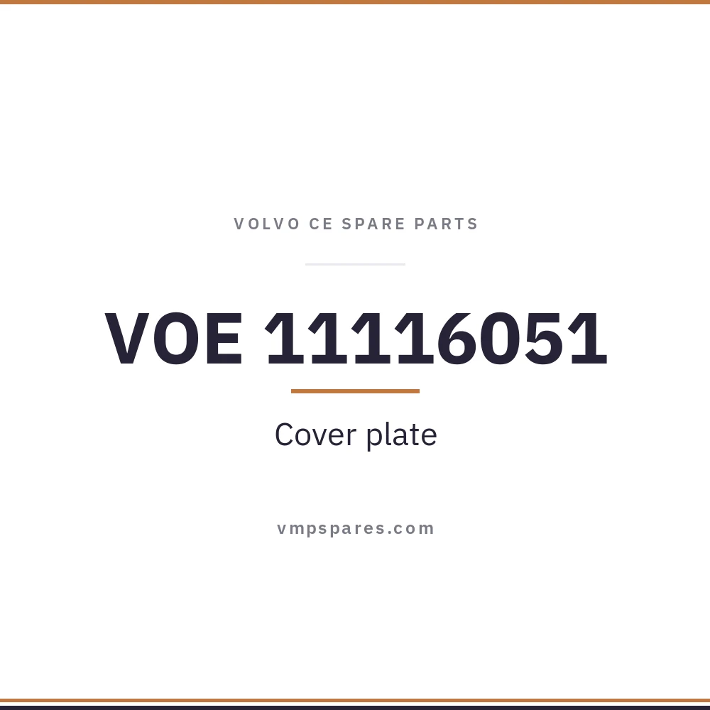 VOE 11116051 – Cover plate