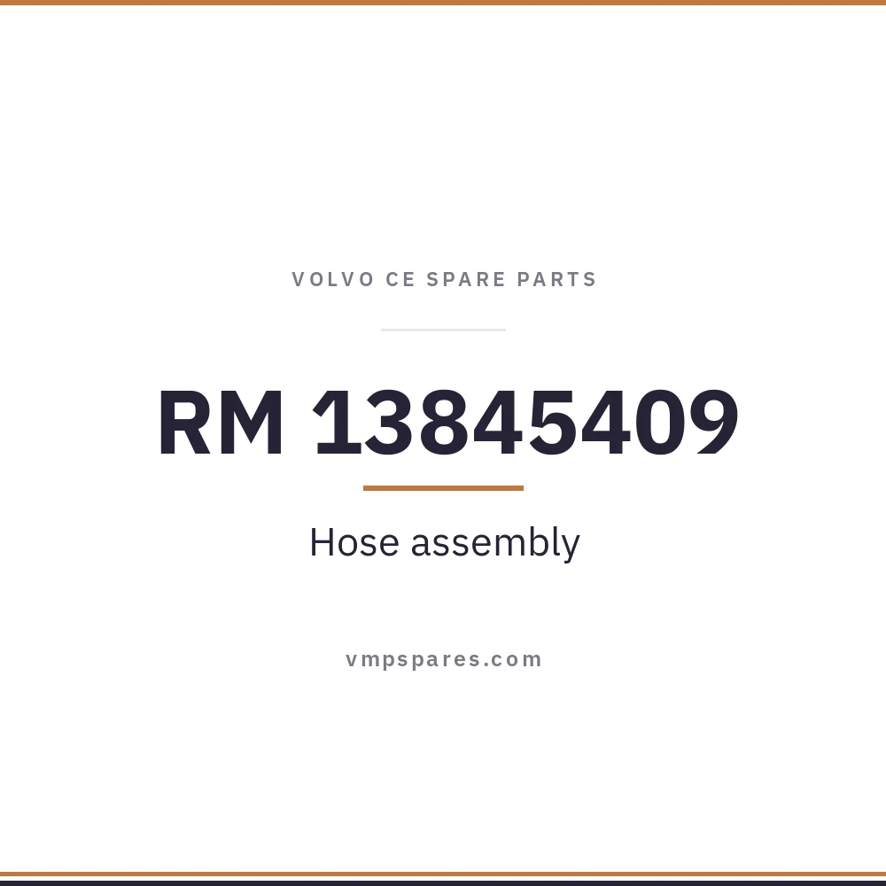 RM 13845409 – Hose assembly