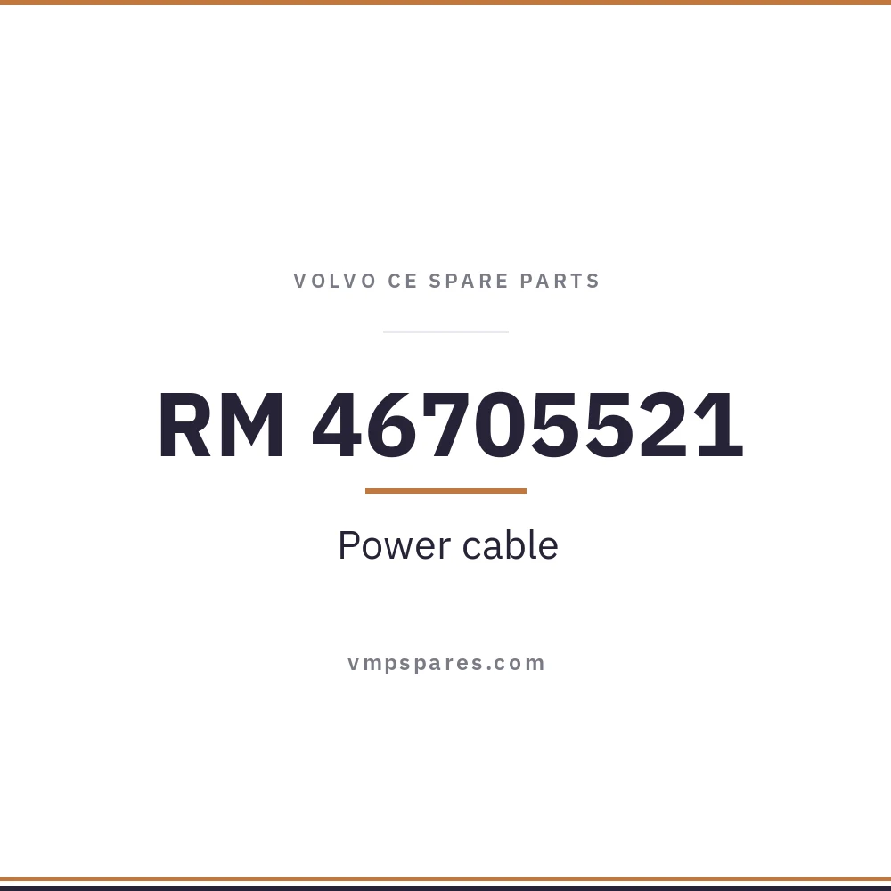 RM 46705521 – Power cable