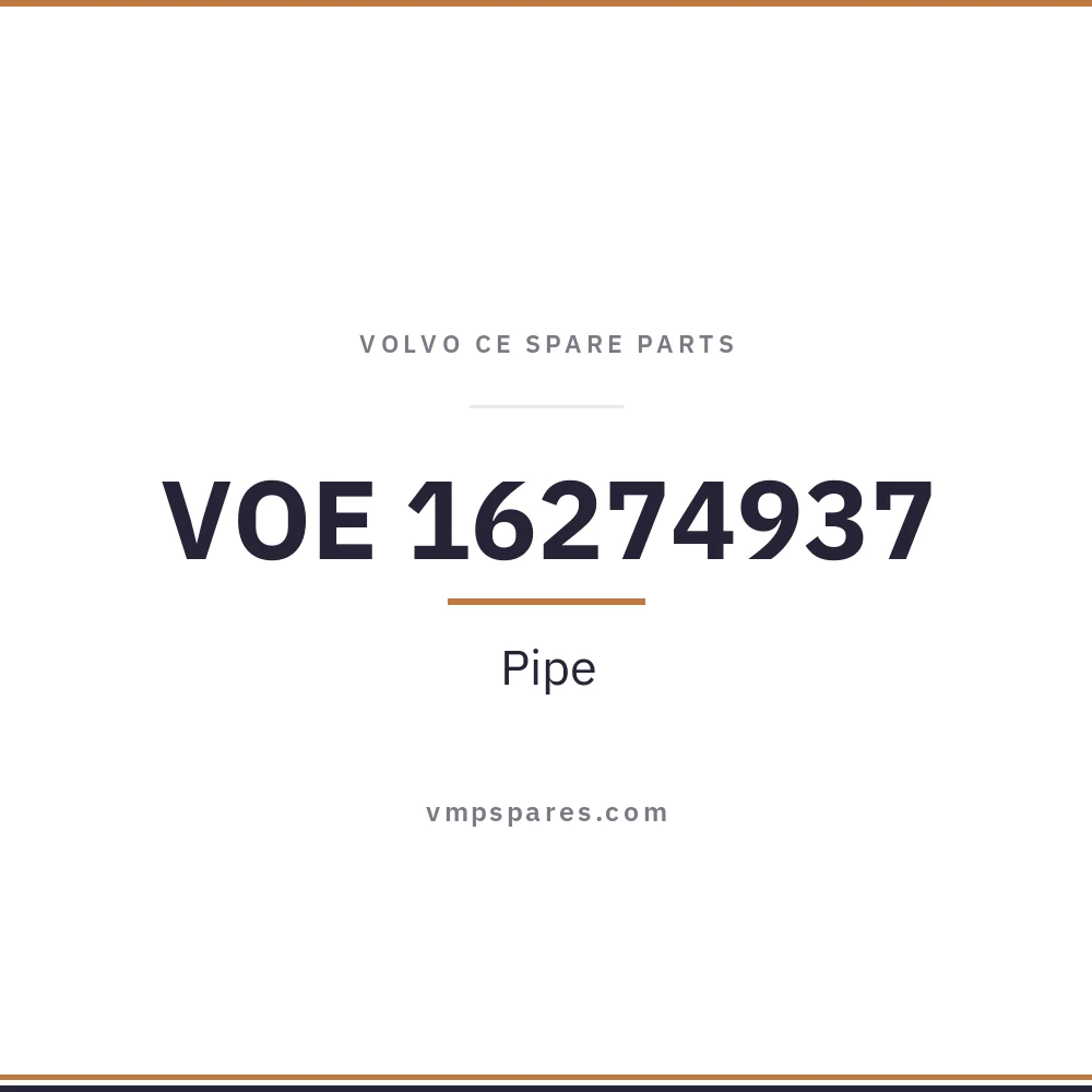 VOE 16274937 – Pipe