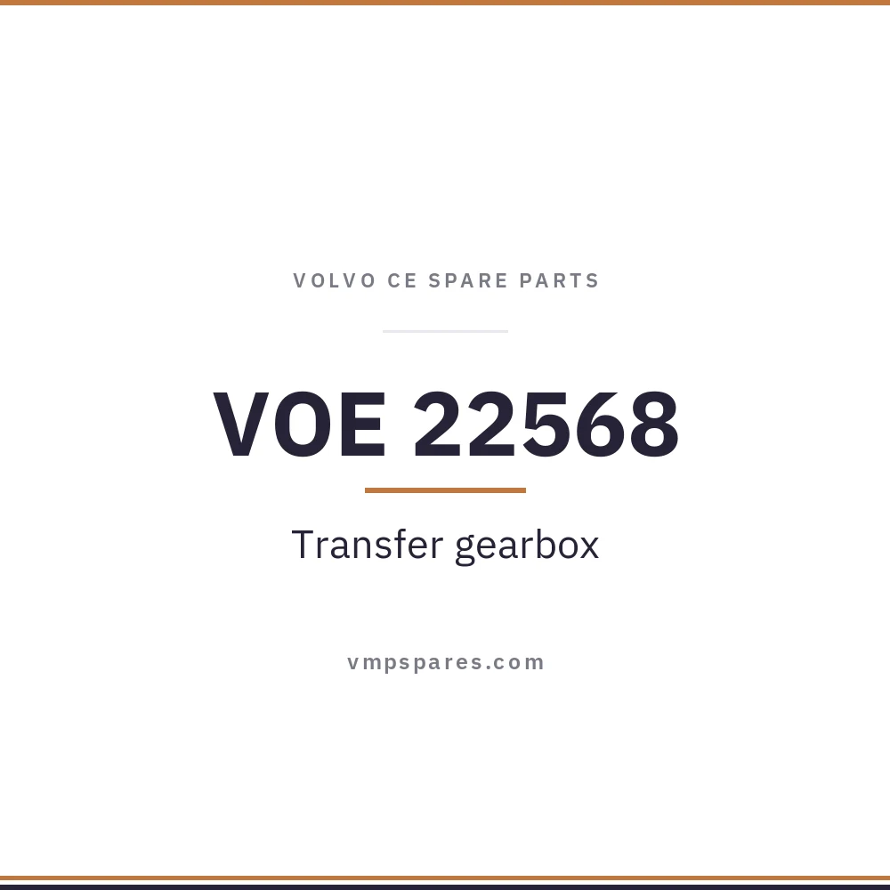 VOE 22568 – Transfer gearbox