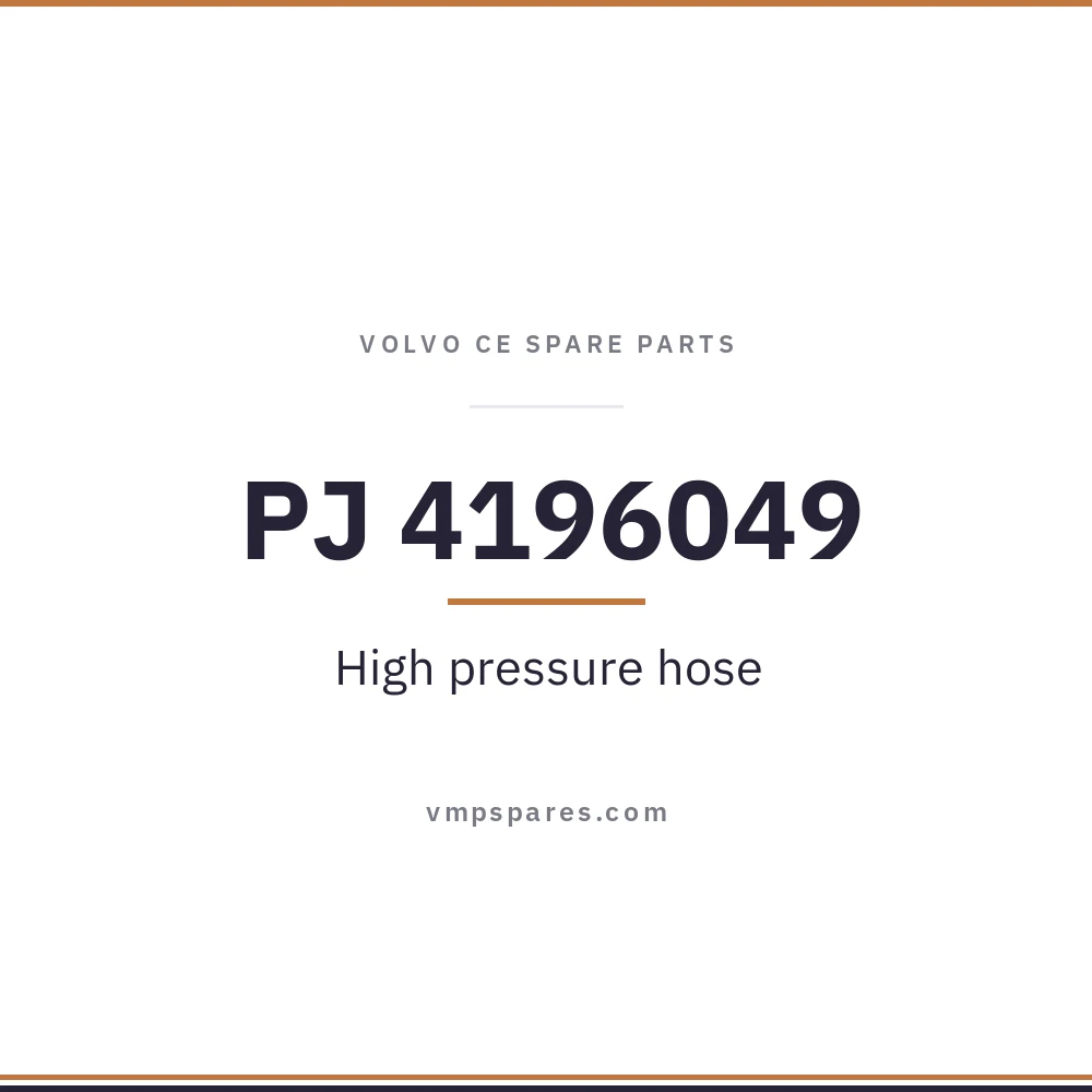 PJ 4196049 – High pressure hose