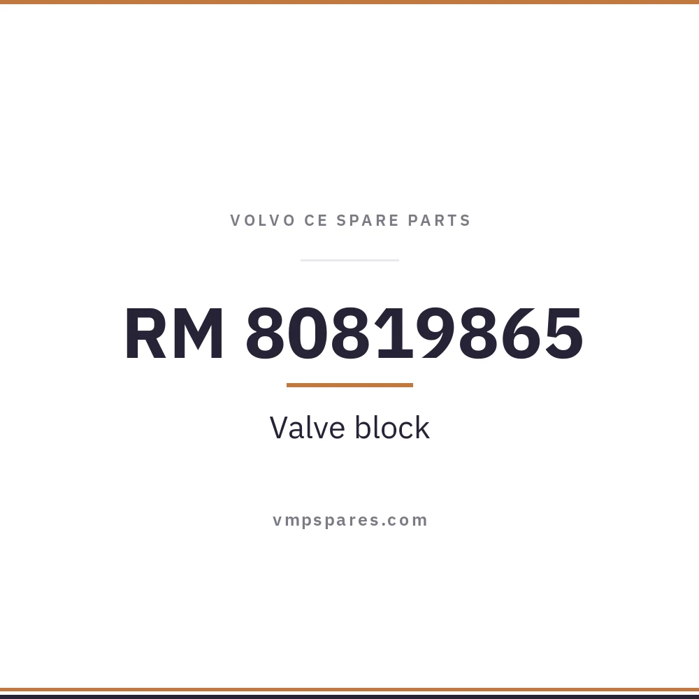 RM 80819865 – Valve block