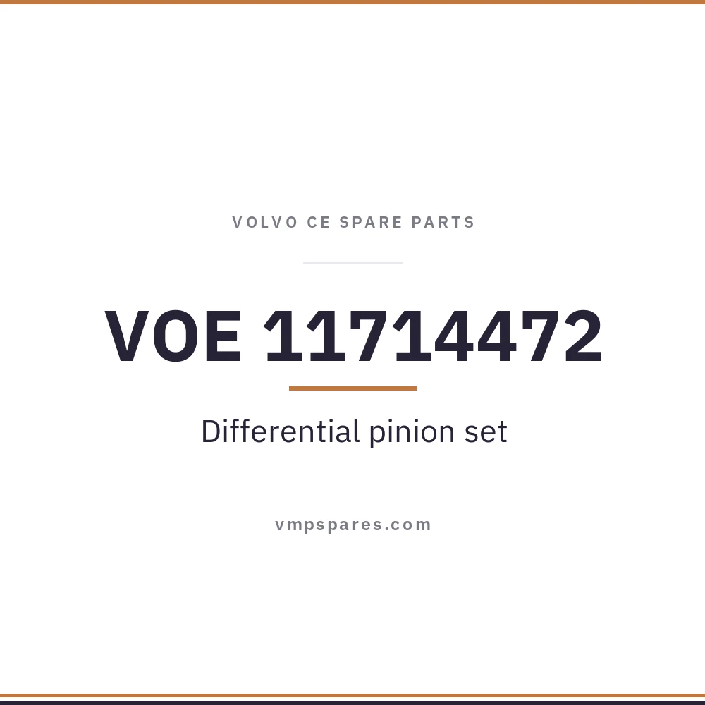 VOE 11714472 – Differential pinion set