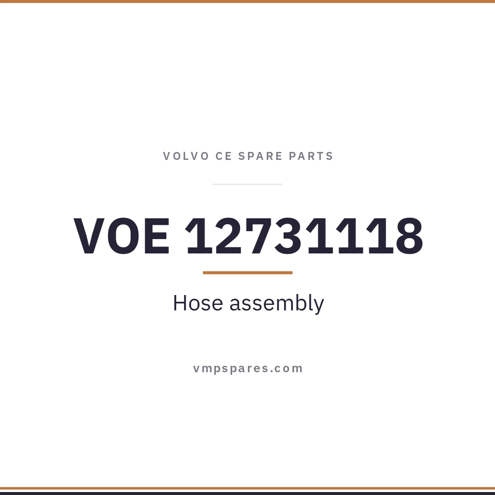 VOE 12731118 – Hose assembly