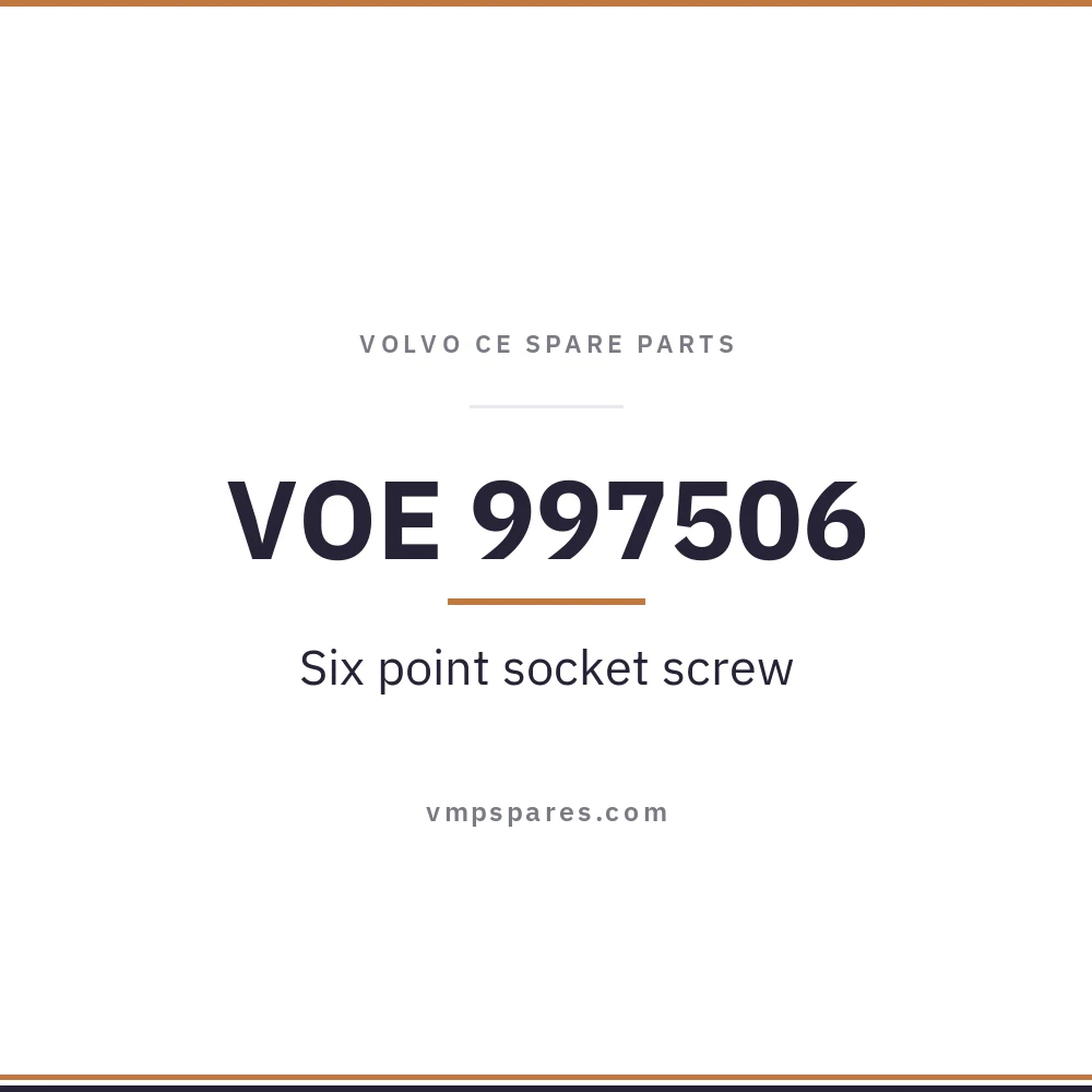 VOE 997506 – Six point socket screw