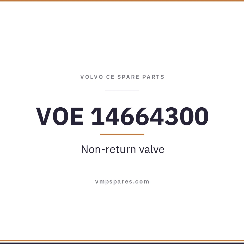 VOE 14664300 – Non-return valve