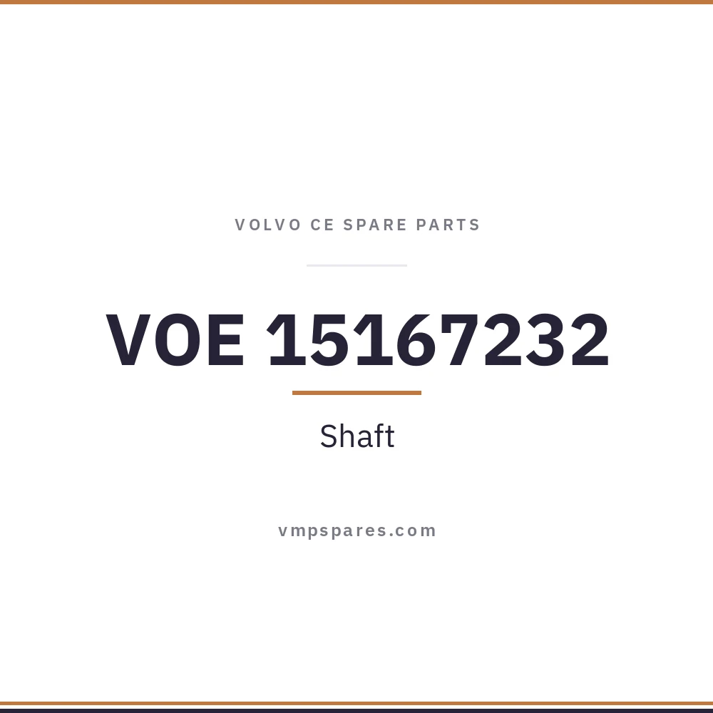 VOE 15167232 – Shaft