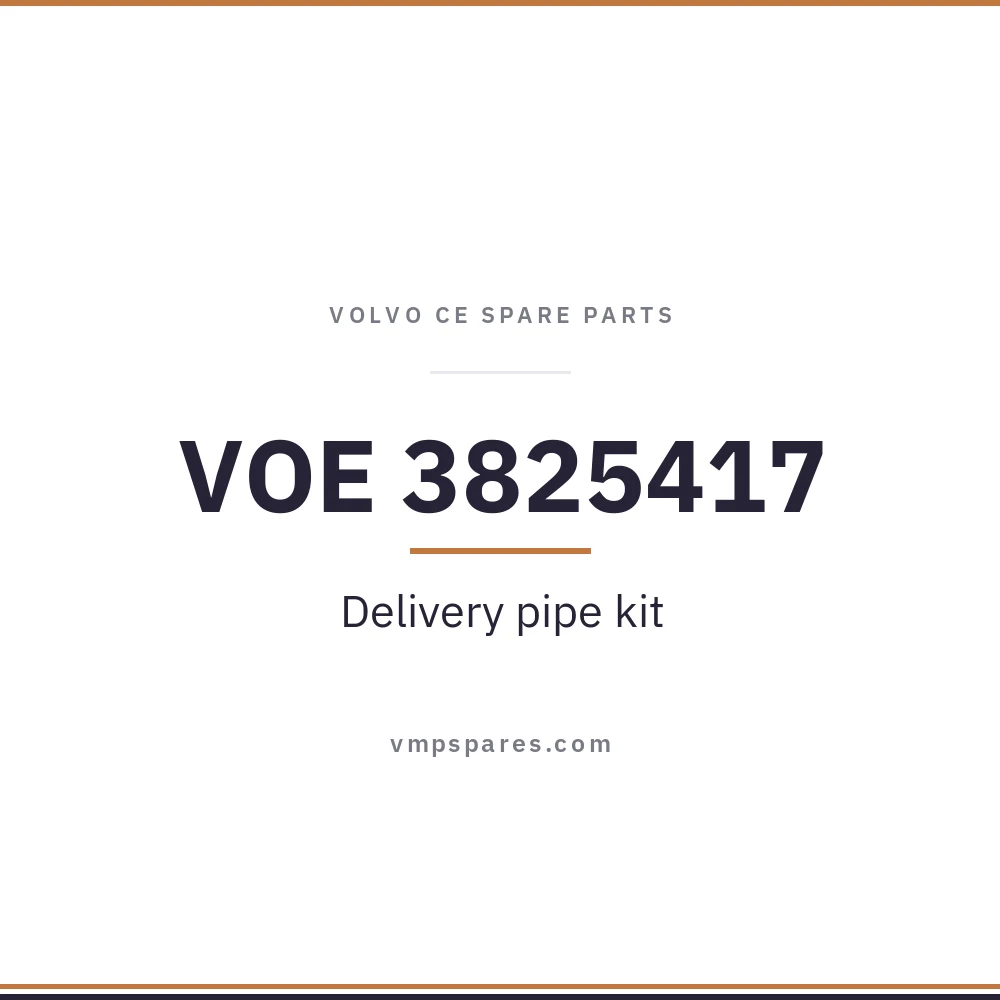 VOE 3825417 – Delivery pipe kit