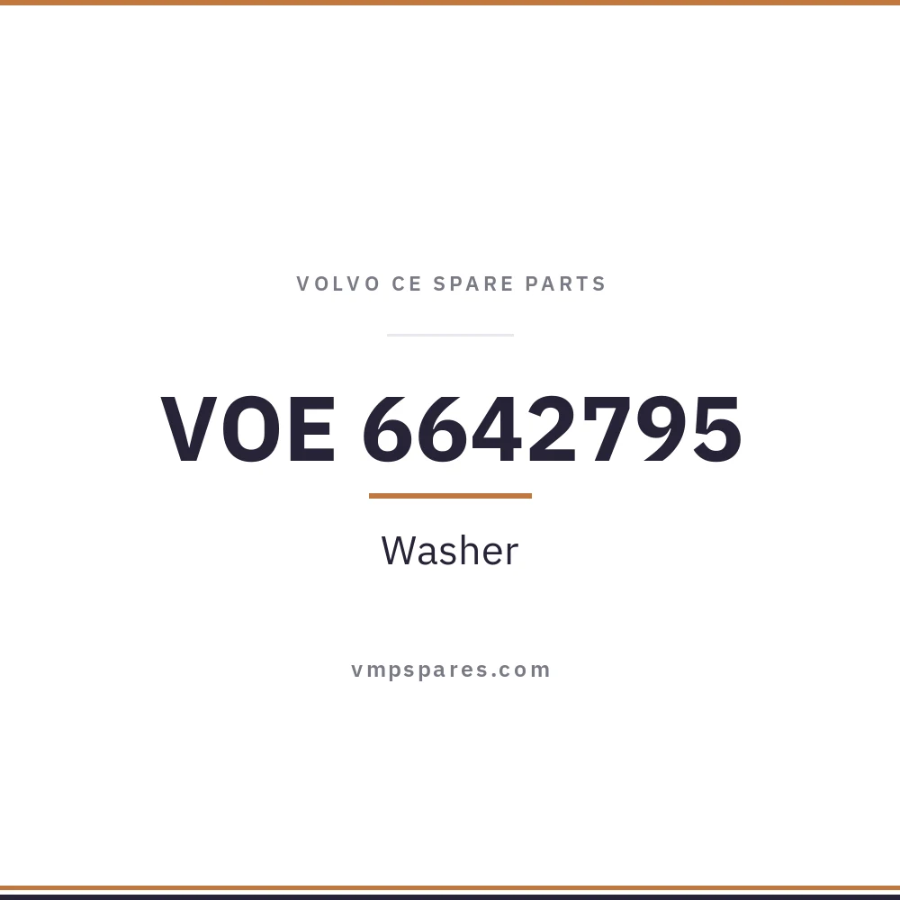 VOE 6642795 – Washer
