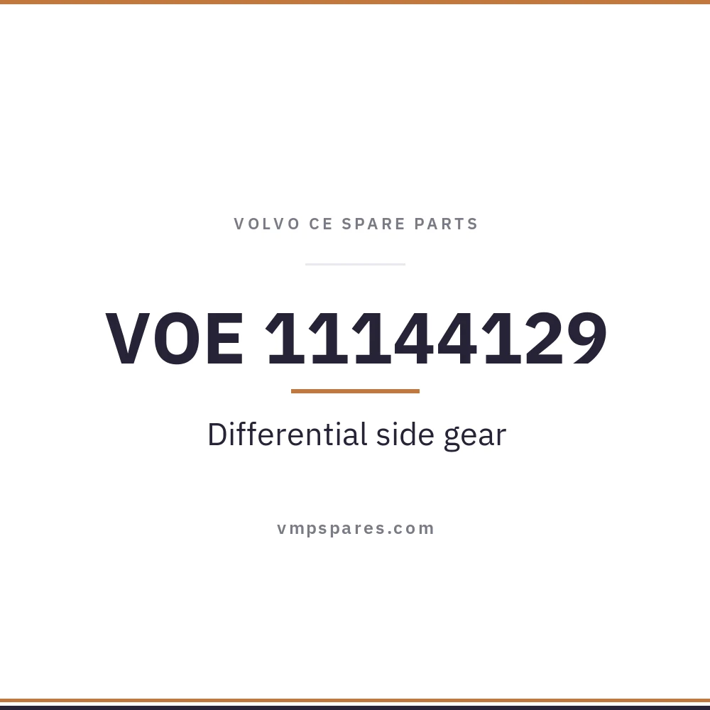 VOE 11144129 – Differential side gear