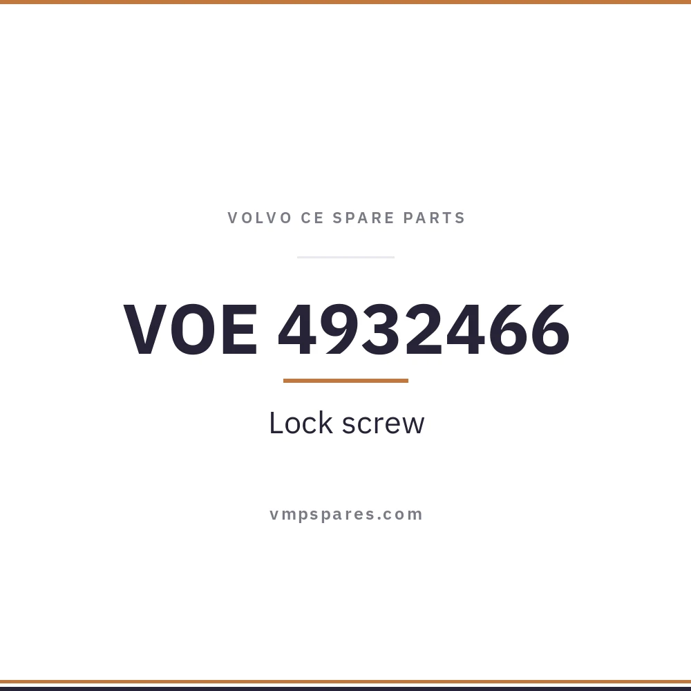 VOE 4932466 – Lock screw