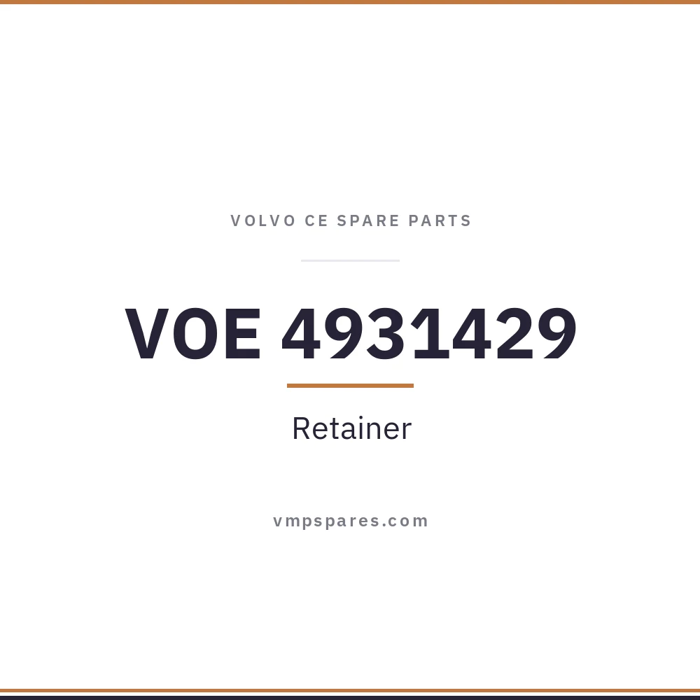 VOE 4931429 – Retainer