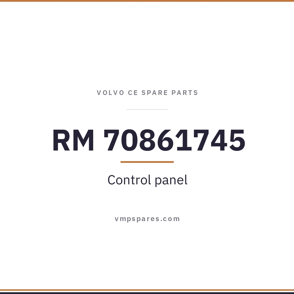 RM 70861745 – Control panel
