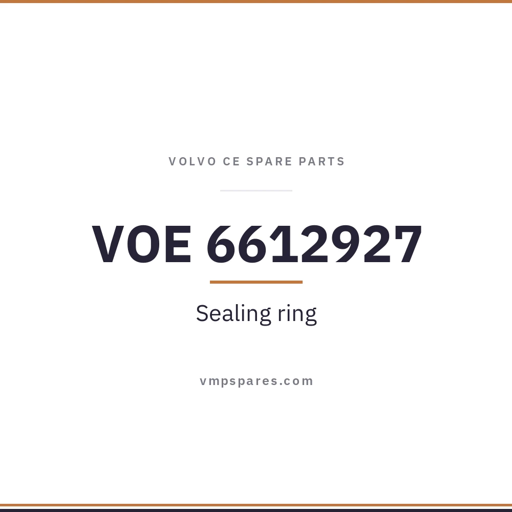 VOE 6612927 – Sealing ring