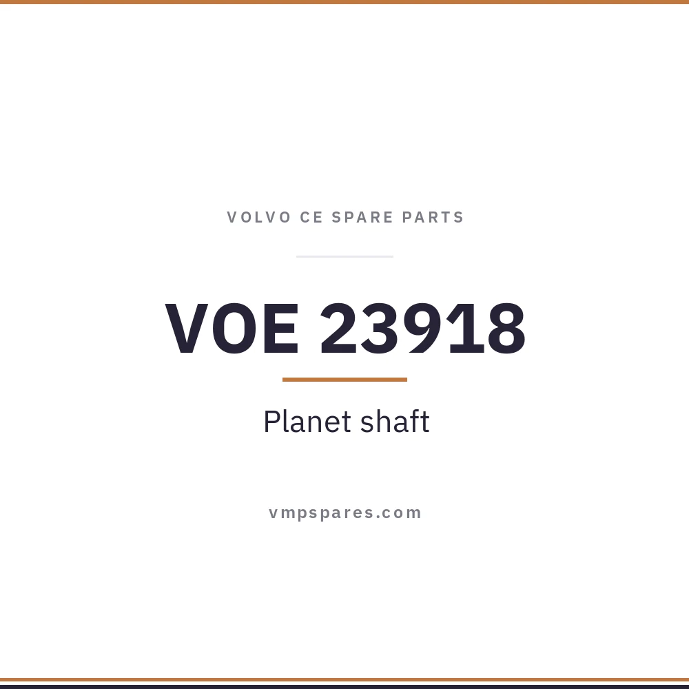 VOE 23918 – Planet shaft