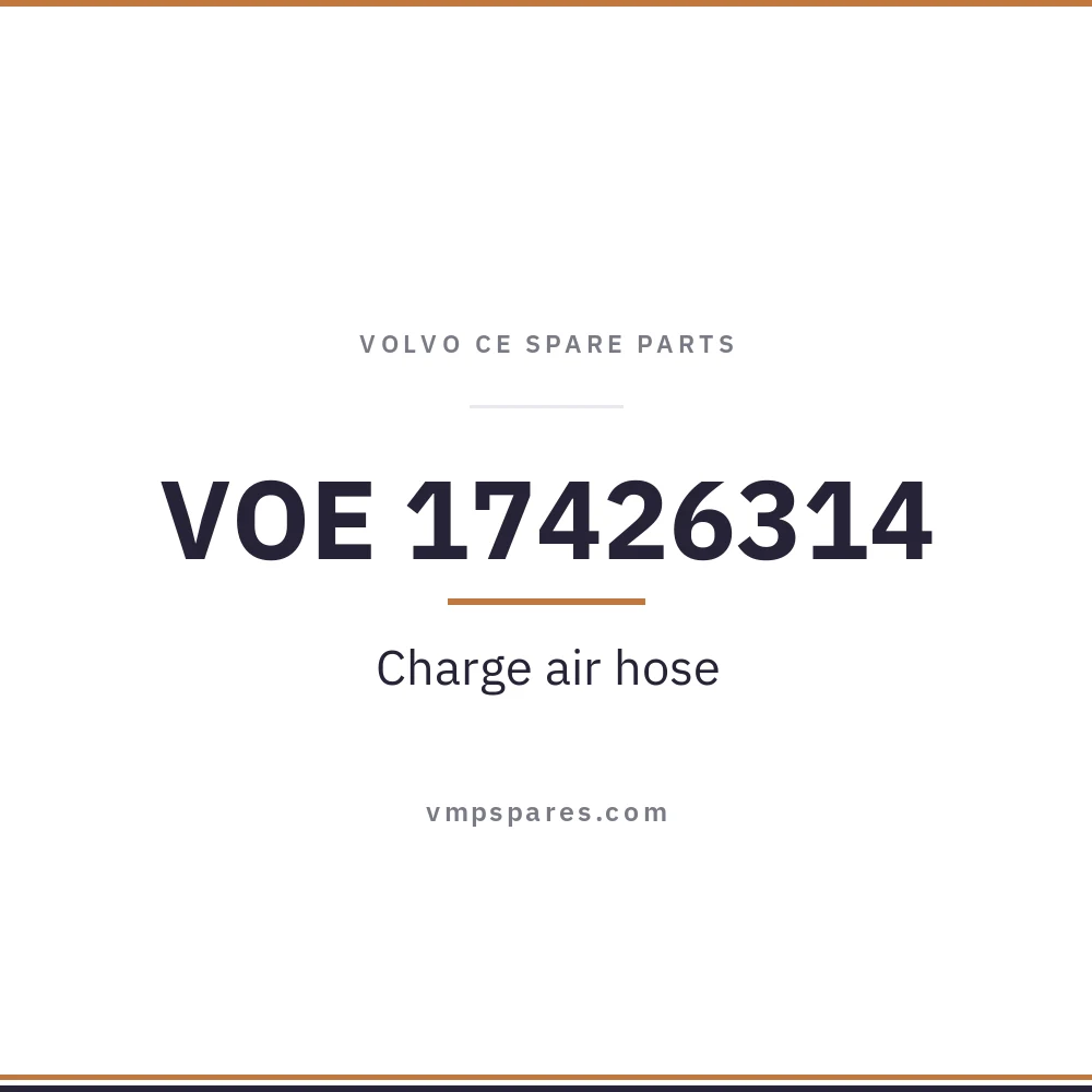 VOE 17426314 – Charge air hose