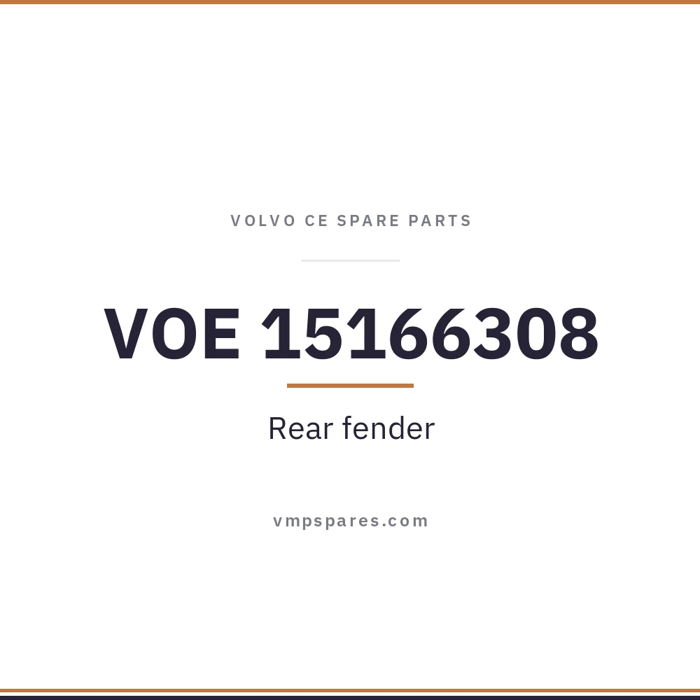VOE 15166308 – Rear fender