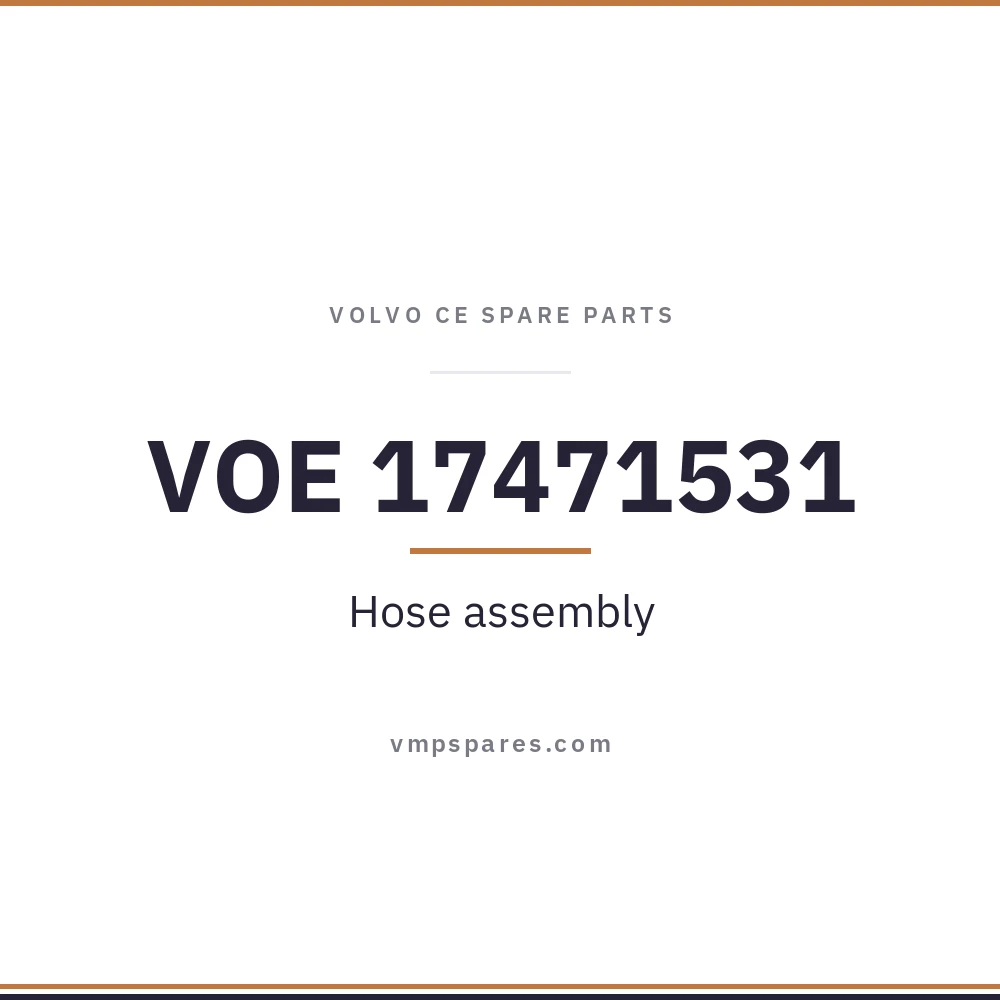 VOE 17471531 – Hose assembly