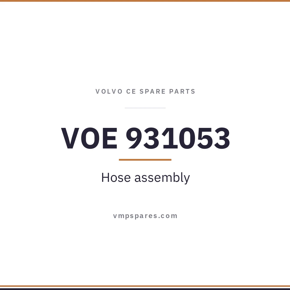 VOE 931053 – Hose assembly