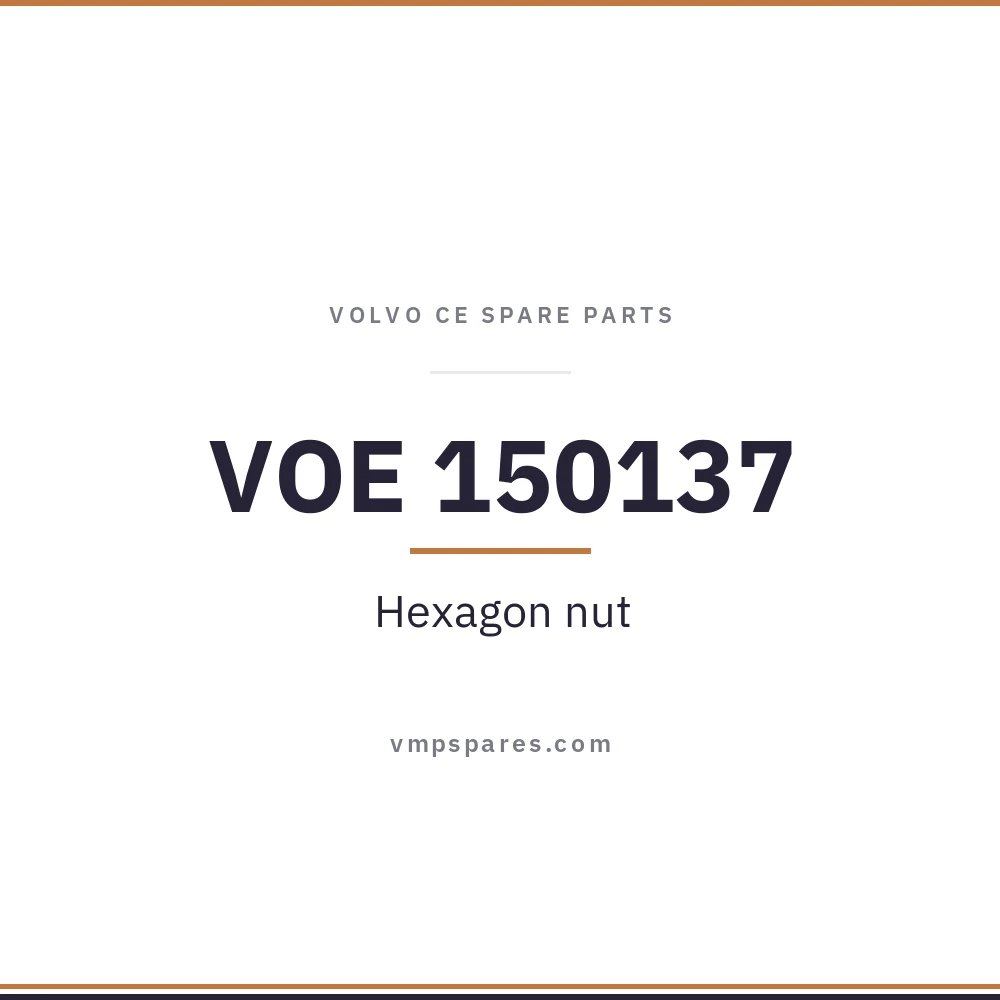 VOE 150137 – Hexagon nut