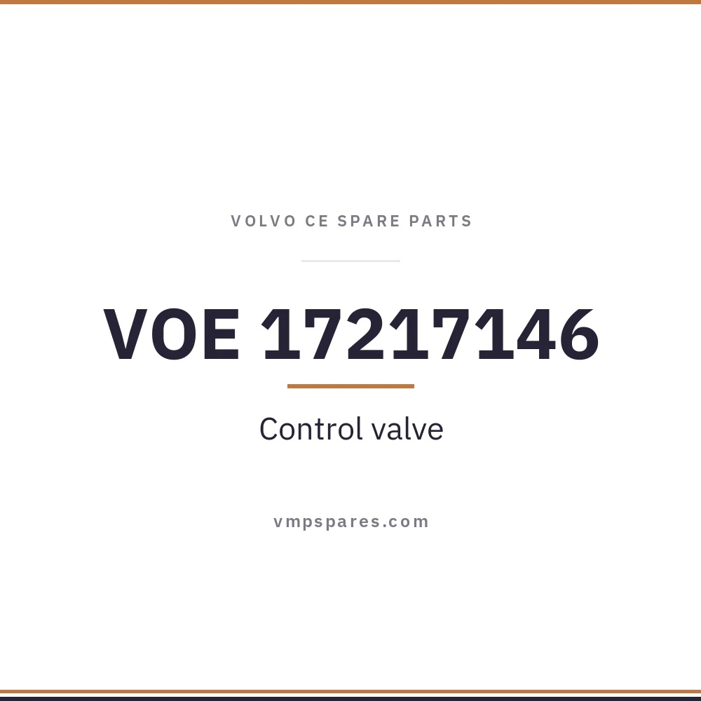 VOE 17217146 – Control valve
