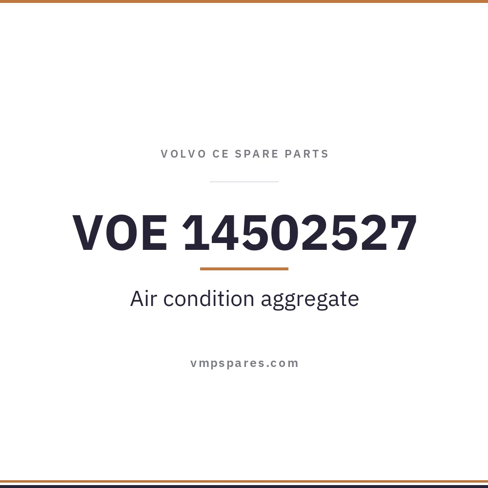 VOE 14502527 – Air condition aggregate
