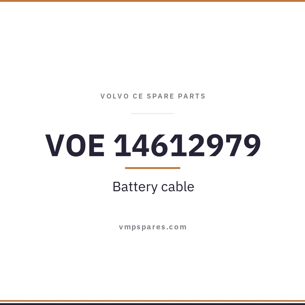 VOE 14612979 – Battery cable