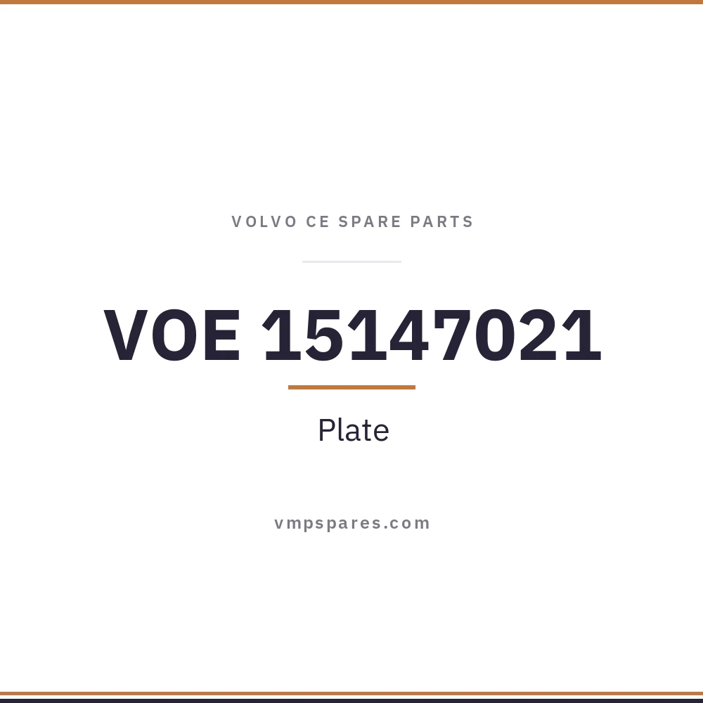 VOE 15147021 – Plate